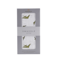 Pteranodon Cotton Muslin Swaddle - The Little Big Store
