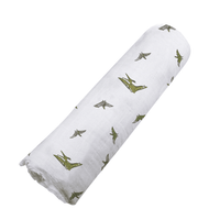 Pteranodon Cotton Muslin Swaddle - The Little Big Store