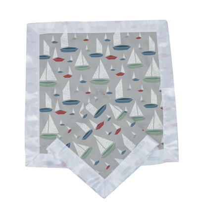 Marina Sailboats Bamboo Newcastle Blankie - The Little Big Store