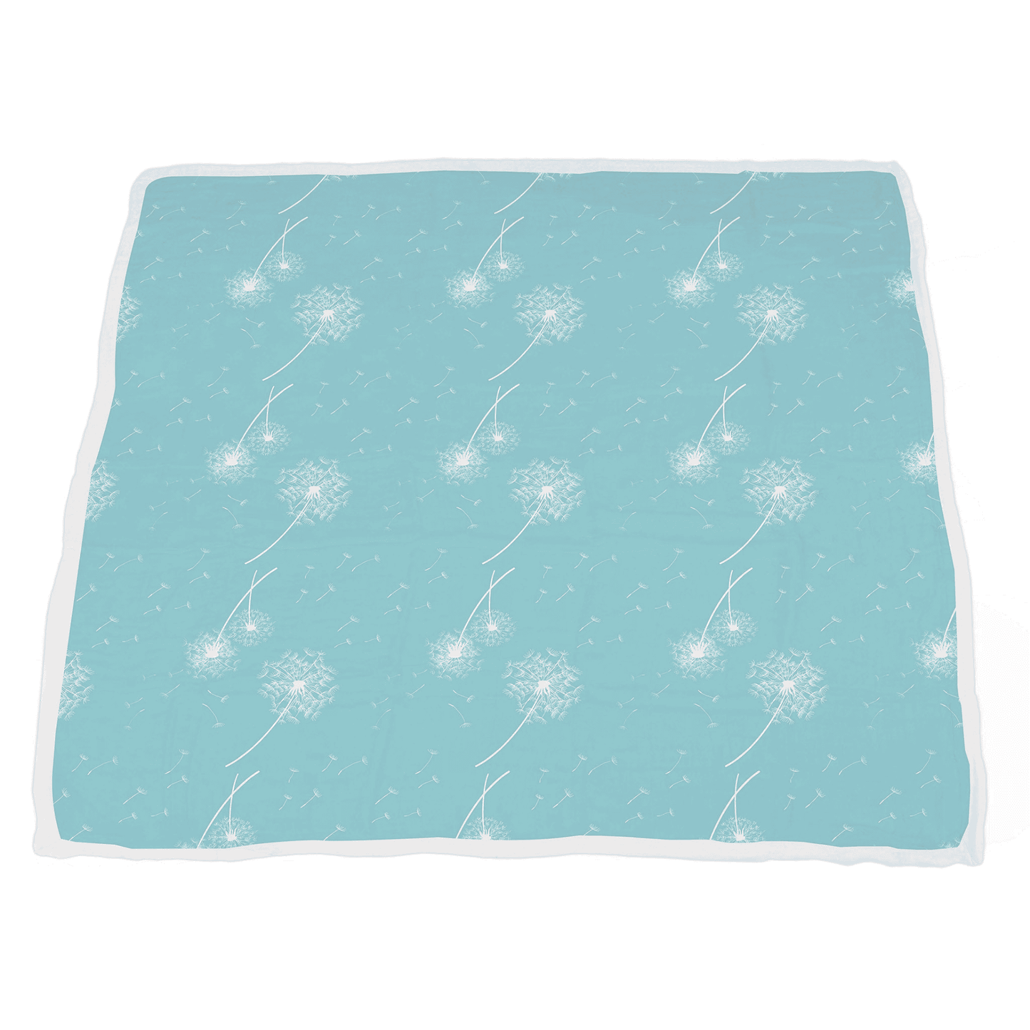 Corgi and Dandelion Seeds Bamboo Muslin Newcastle Blanket - The Little Big Store