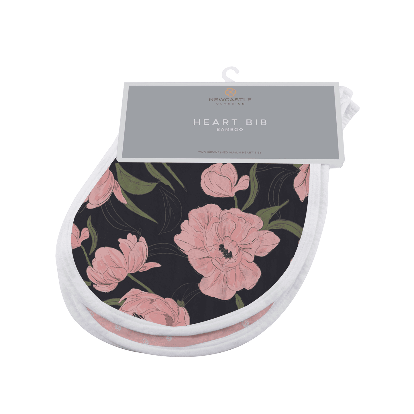 London, Paris, New York Heart Bibs - Set of 2 - The Little Big Store