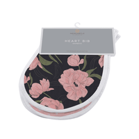 London, Paris, New York Heart Bibs - Set of 2 - The Little Big Store