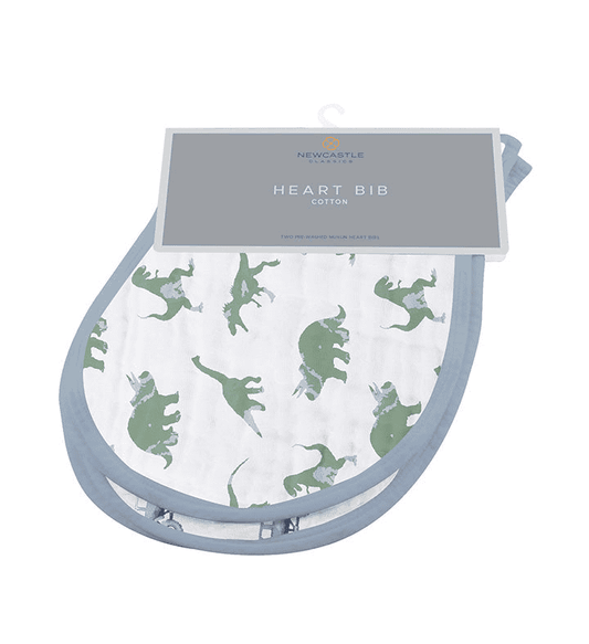 Rough Terrain Cotton Heart Bibs - The Little Big Store