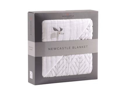 Mister Moose and Forest Arrow Cotton Muslin Newcastle Blanket - The Little Big Store