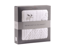 Mister Moose and Forest Arrow Cotton Muslin Newcastle Blanket - The Little Big Store