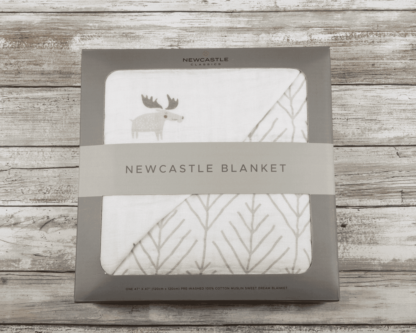 Mister Moose and Forest Arrow Cotton Muslin Newcastle Blanket - The Little Big Store