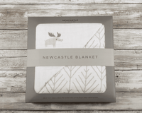 Mister Moose and Forest Arrow Cotton Muslin Newcastle Blanket - The Little Big Store