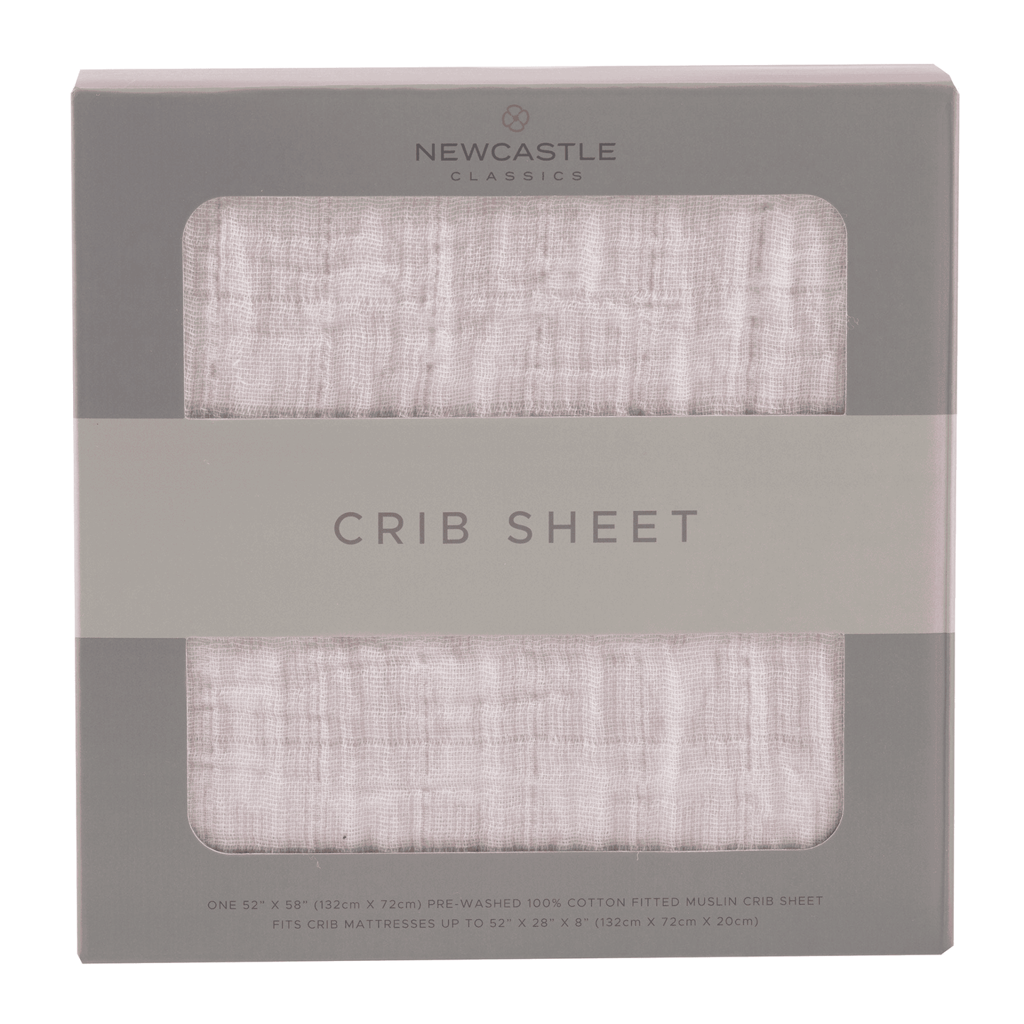 Matchstick Hearts Cotton Muslin Crib Sheet - The Little Big Store
