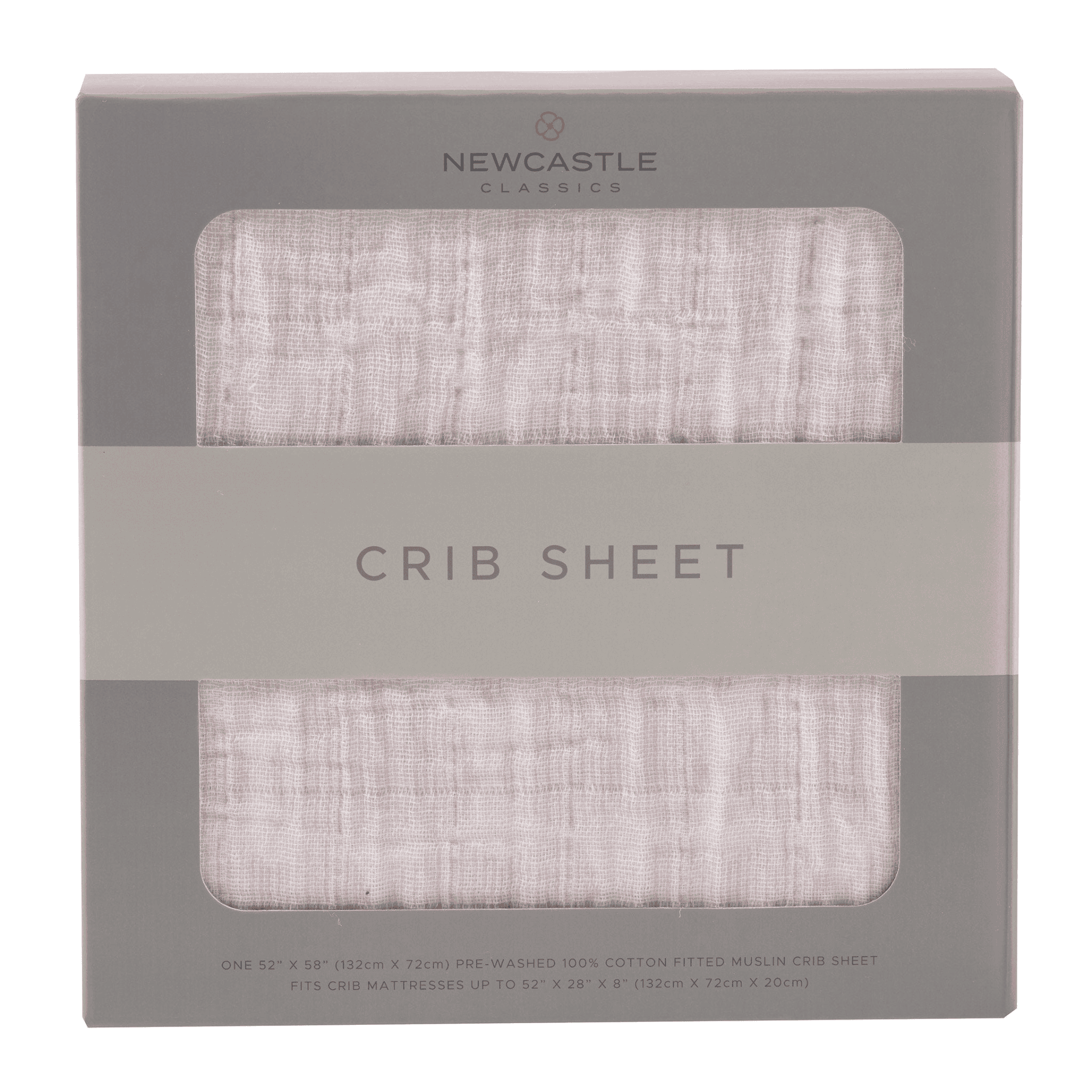 Matchstick Hearts Cotton Muslin Crib Sheet - The Little Big Store
