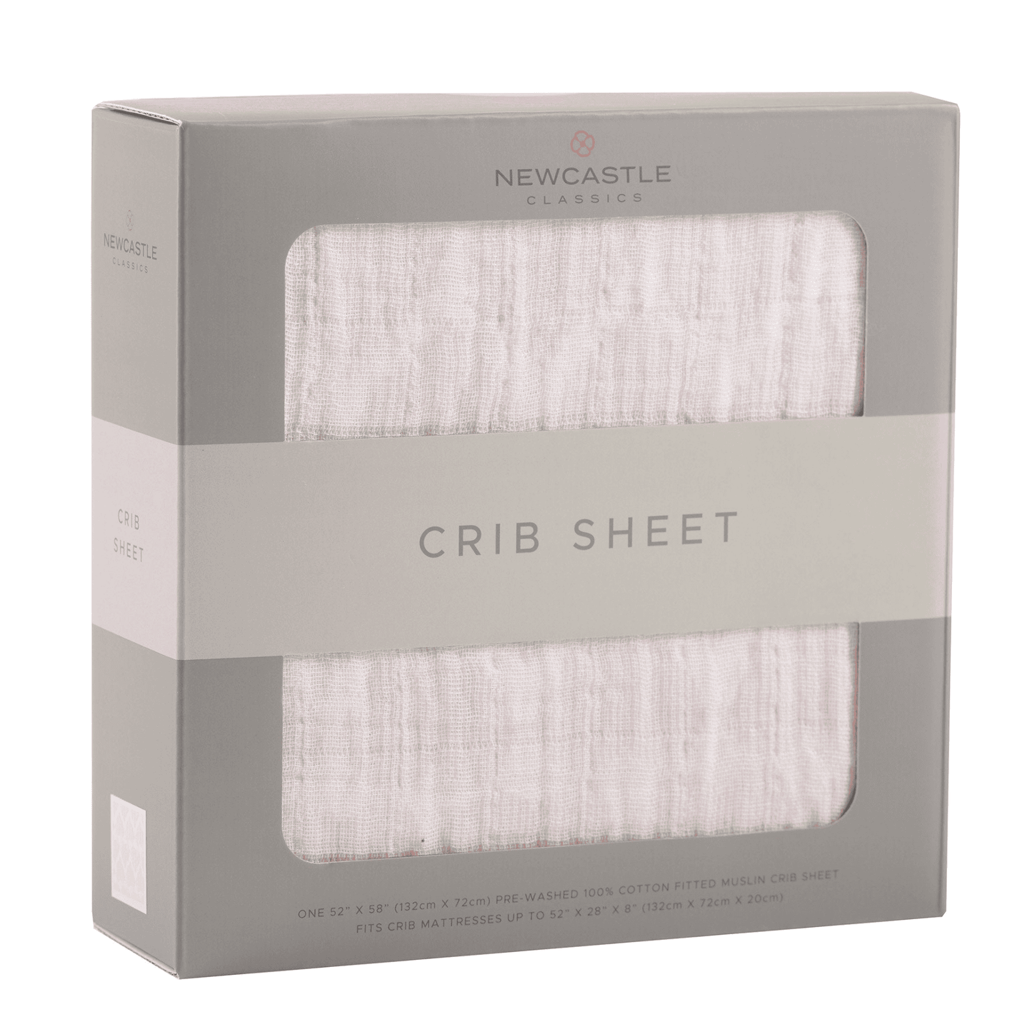 Matchstick Hearts Cotton Muslin Crib Sheet - The Little Big Store