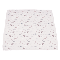 Mermaids and Scales Bamboo Muslin Newcastle Blanket - The Little Big Store