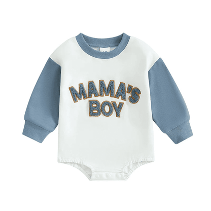 Mama's Boy Cozy Romper Sweatshirt - The Little Big Store