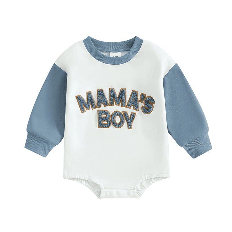 Mama's Boy Cozy Romper Sweatshirt - The Little Big Store