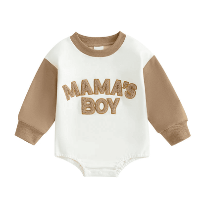 Mama's Boy Cozy Romper Sweatshirt - The Little Big Store