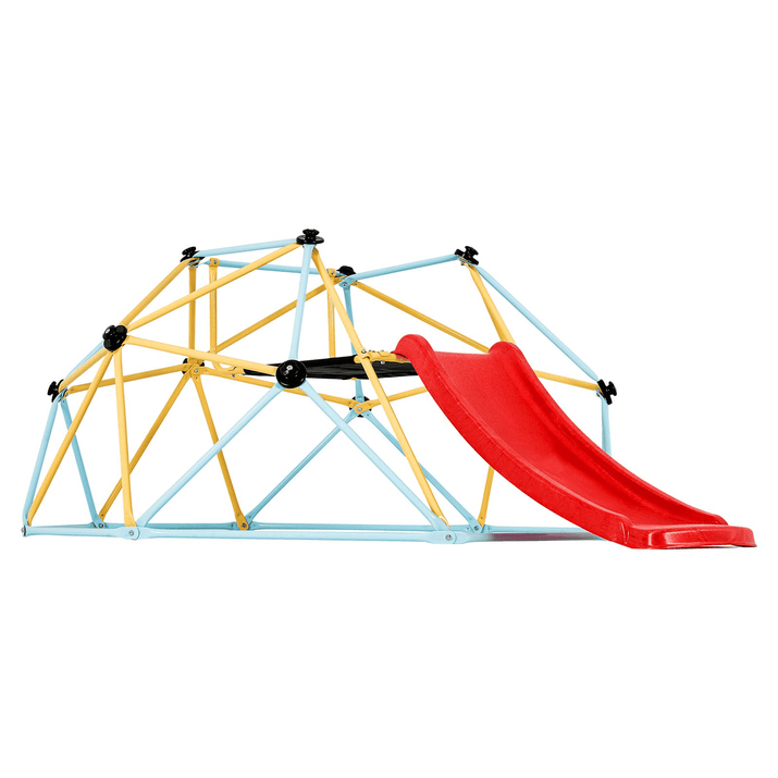 VEVOR Climbing Dome, for Kids 3 to 9 Years Old, 8FT Geometric Dome Climber with Slide,Jungle Gym Supports 600LBS and Easy Assembly, with Climbing Grip, Outdoor and Indoor Play Equipment for Kids - The Little Big Store