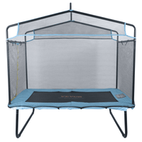 VEVOR 6FT Trampoline for Kids, 72" Indoor/Outdoor Toddlers Trampoline, Mini Baby Trampoline with Safety Enclosure Net, Gymnastics Bar, Hammock, Recreational Trampoline Birthday Gift for 3+ Years Kids - The Little Big Store