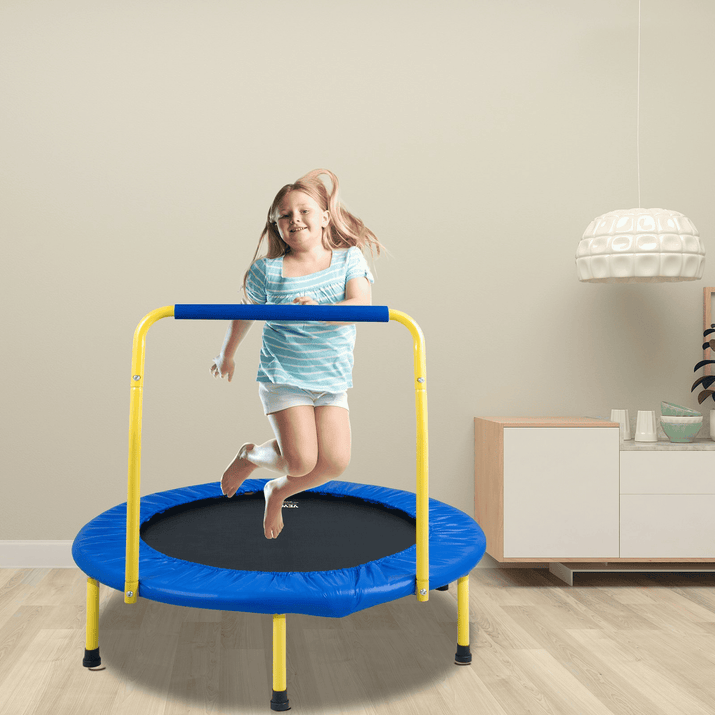 VEVOR 3FT Trampoline for Kids Indoor/Outdoor Foldable Baby Toddlers Trampoline - The Little Big Store