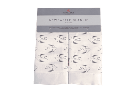 Sparrows Bamboo Muslin Newcastle Blankie - The Little Big Store