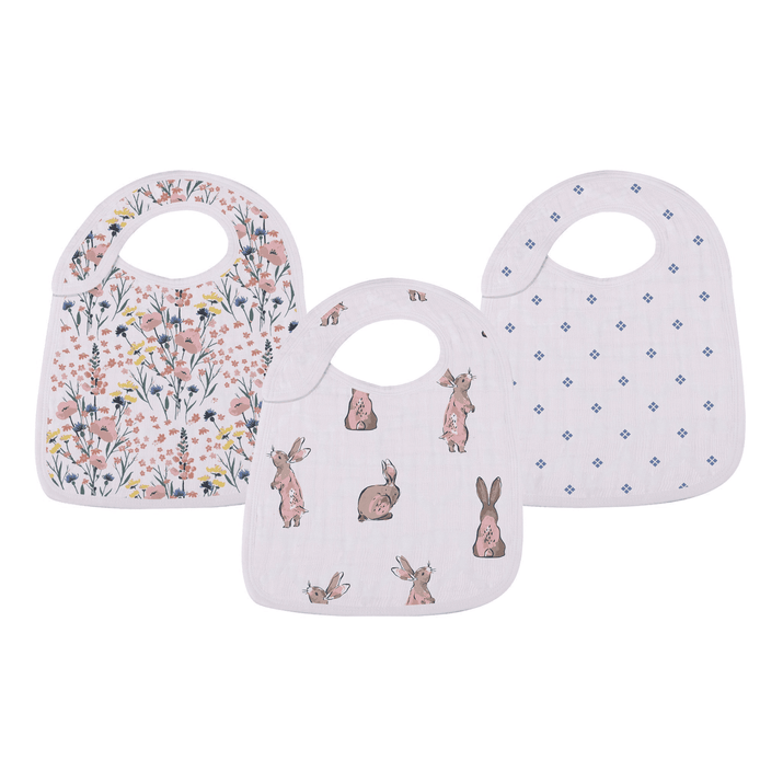 Wildflowers Snap Bibs Set of 3 - The Little Big Store