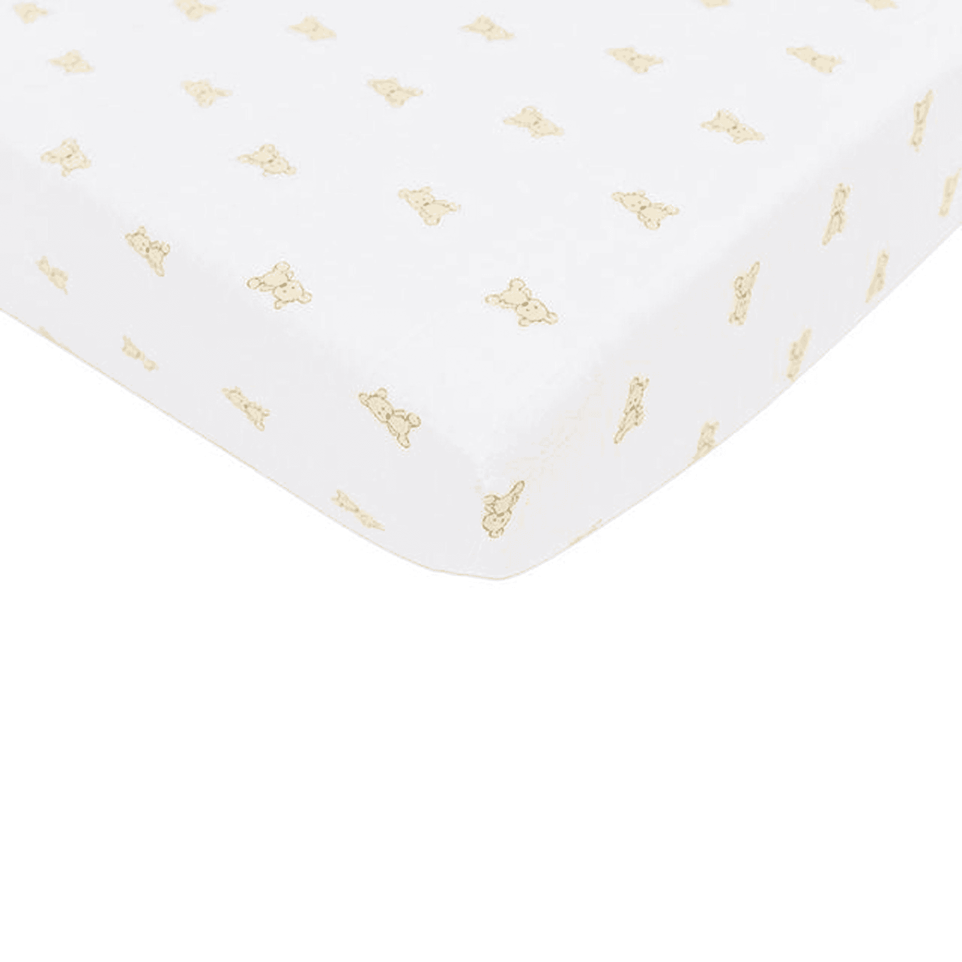 Teddy Bear Cotton Muslin Crib Sheet - The Little Big Store