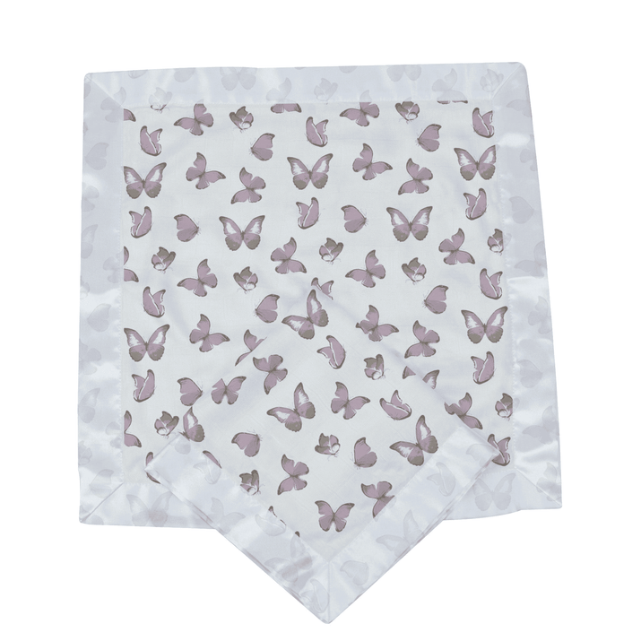 Winsome Butterflies Cotton Muslin Security Baby Blankie - The Little Big Store