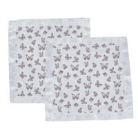 Winsome Butterflies Cotton Muslin Security Baby Blankie - The Little Big Store