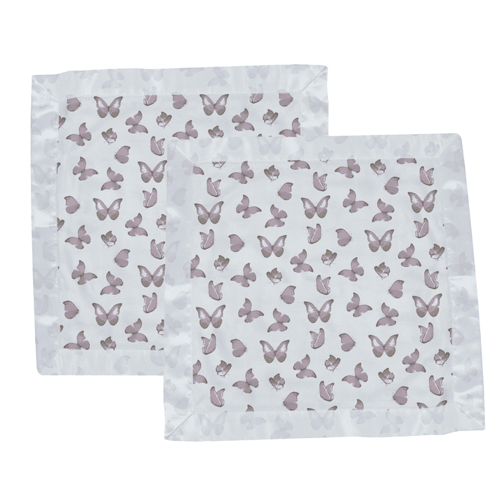 Winsome Butterflies Cotton Muslin Security Baby Blankie - The Little Big Store