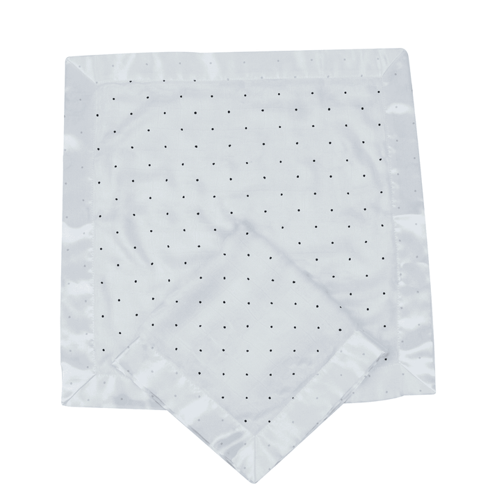 Black and White Polka Dot Bamboo Newcastle Blankie - The Little Big Store