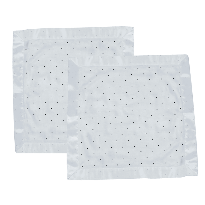 Black and White Polka Dot Bamboo Newcastle Blankie - The Little Big Store