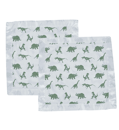 Granite Green Dinosaurs Cotton Newcastle Blankie - The Little Big Store