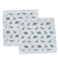 Granite Green Dinosaurs Cotton Newcastle Blankie - The Little Big Store