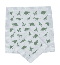 Granite Green Dinosaurs Cotton Newcastle Blankie - The Little Big Store