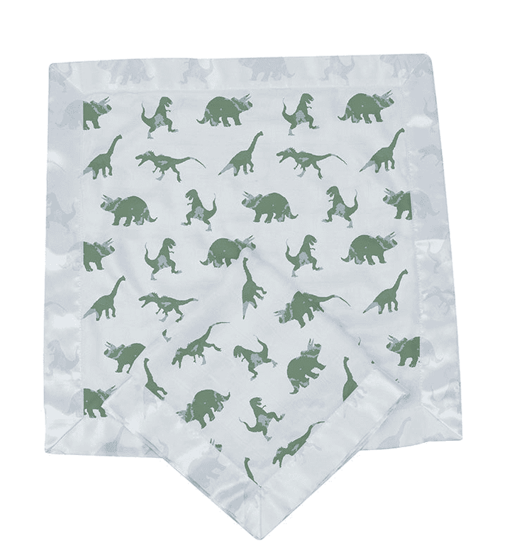 Granite Green Dinosaurs Cotton Newcastle Blankie - The Little Big Store