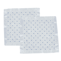 Periwinkle Diamond Polka Dot Bamboo Newcastle Blankie - The Little Big Store
