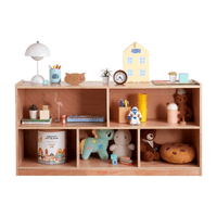 VEVOR Storage Shelf Tray Cabinet 5-Section Cubby Storage 2-Shelf for Home School, Kid Cubby Lockers - The Little Big Store