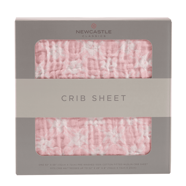 Primrose Pink Plaid Cotton Muslin Crib Sheet - The Little Big Store