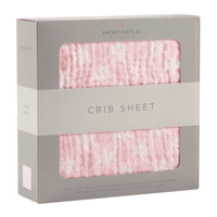Primrose Pink Plaid Cotton Muslin Crib Sheet - The Little Big Store