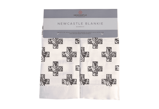 Nordic Stamp Bamboo Muslin Security Blankie - The Little Big Store