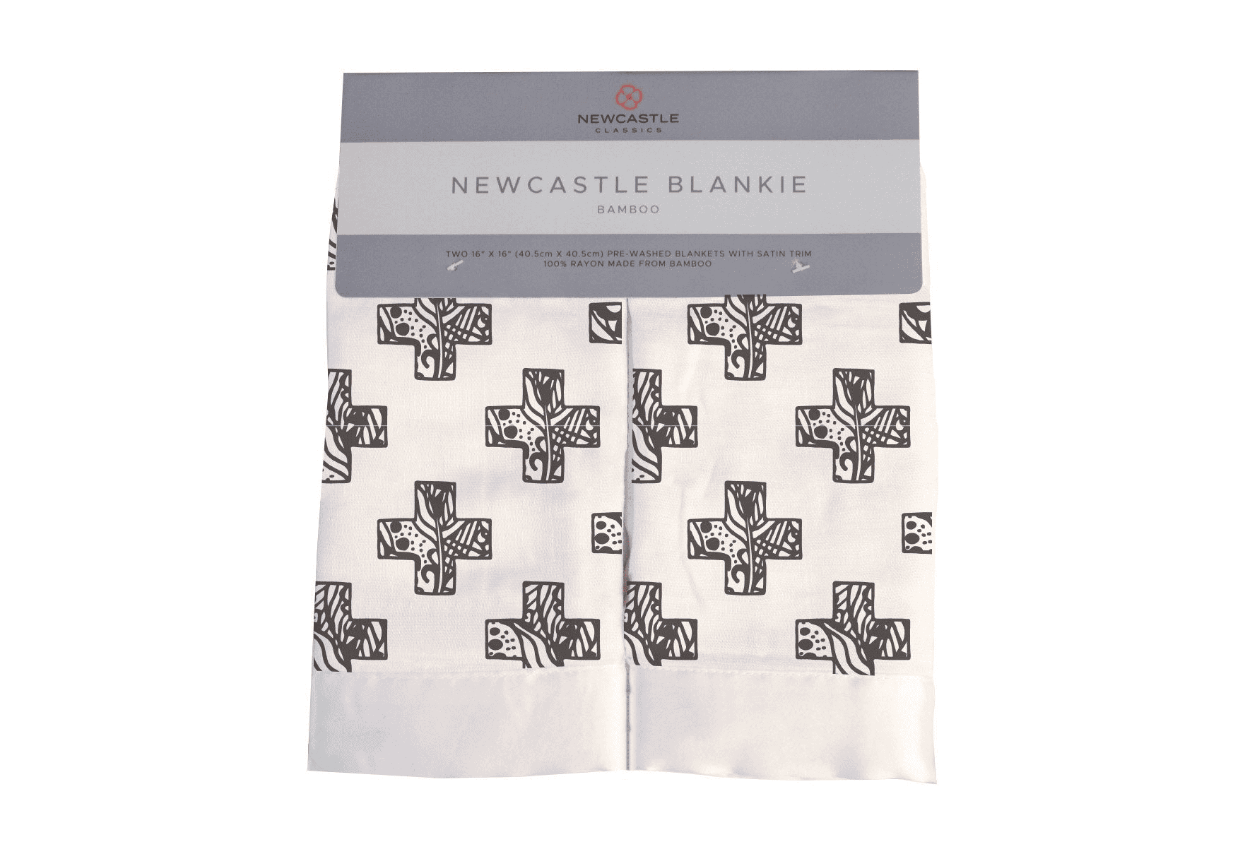 Nordic Stamp Bamboo Muslin Security Blankie - The Little Big Store