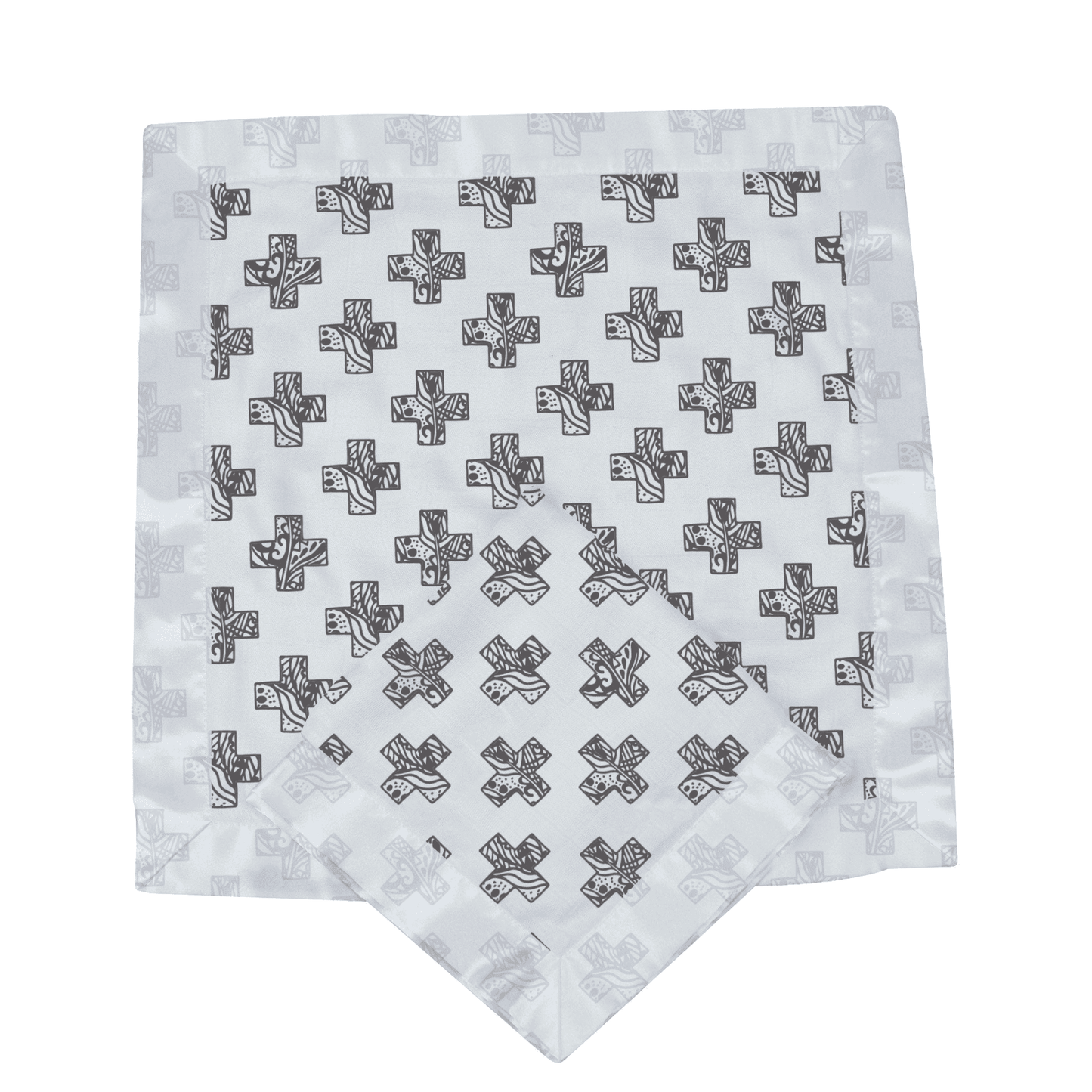 Nordic Stamp Bamboo Muslin Security Blankie - The Little Big Store