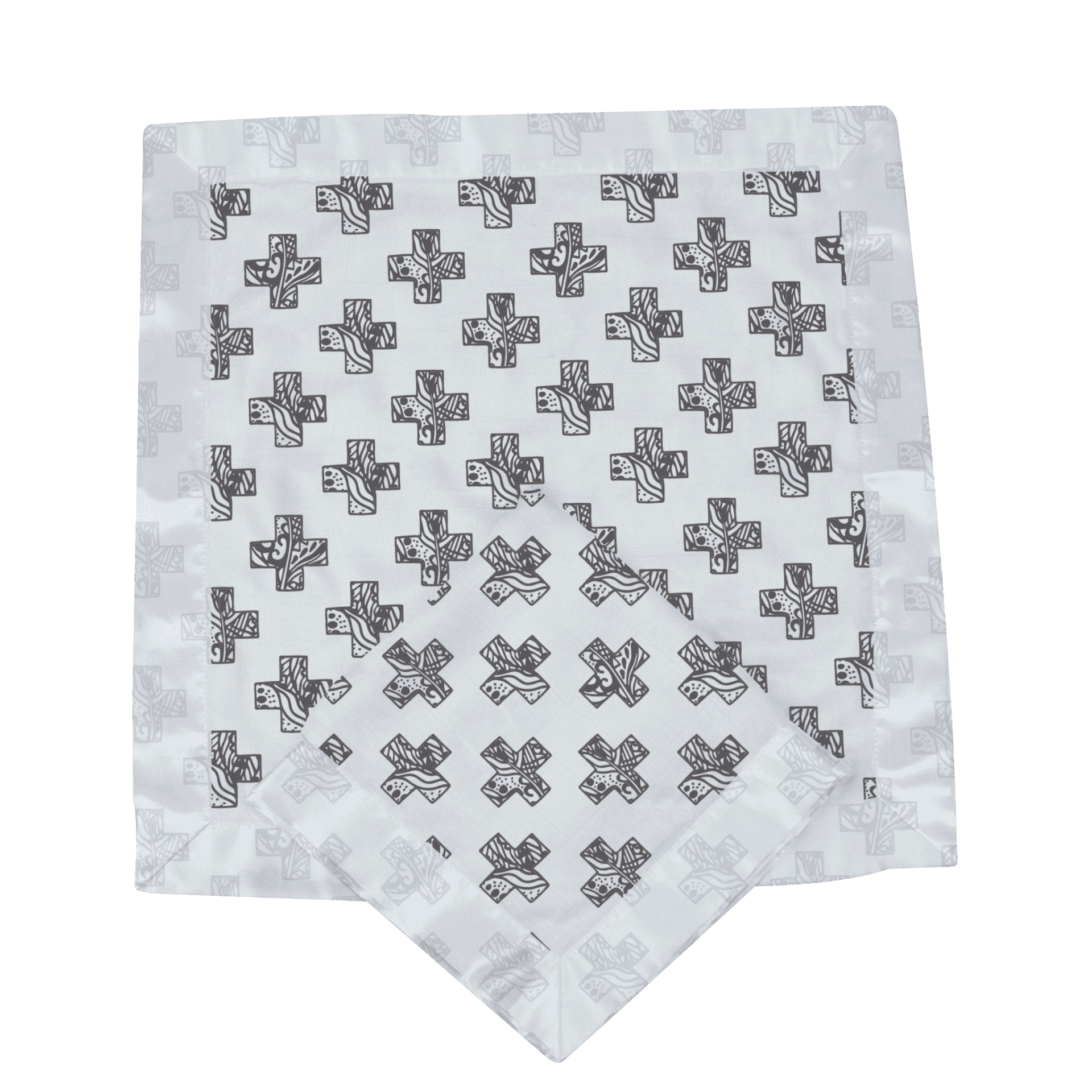 Nordic Stamp Bamboo Muslin Security Blankie - The Little Big Store