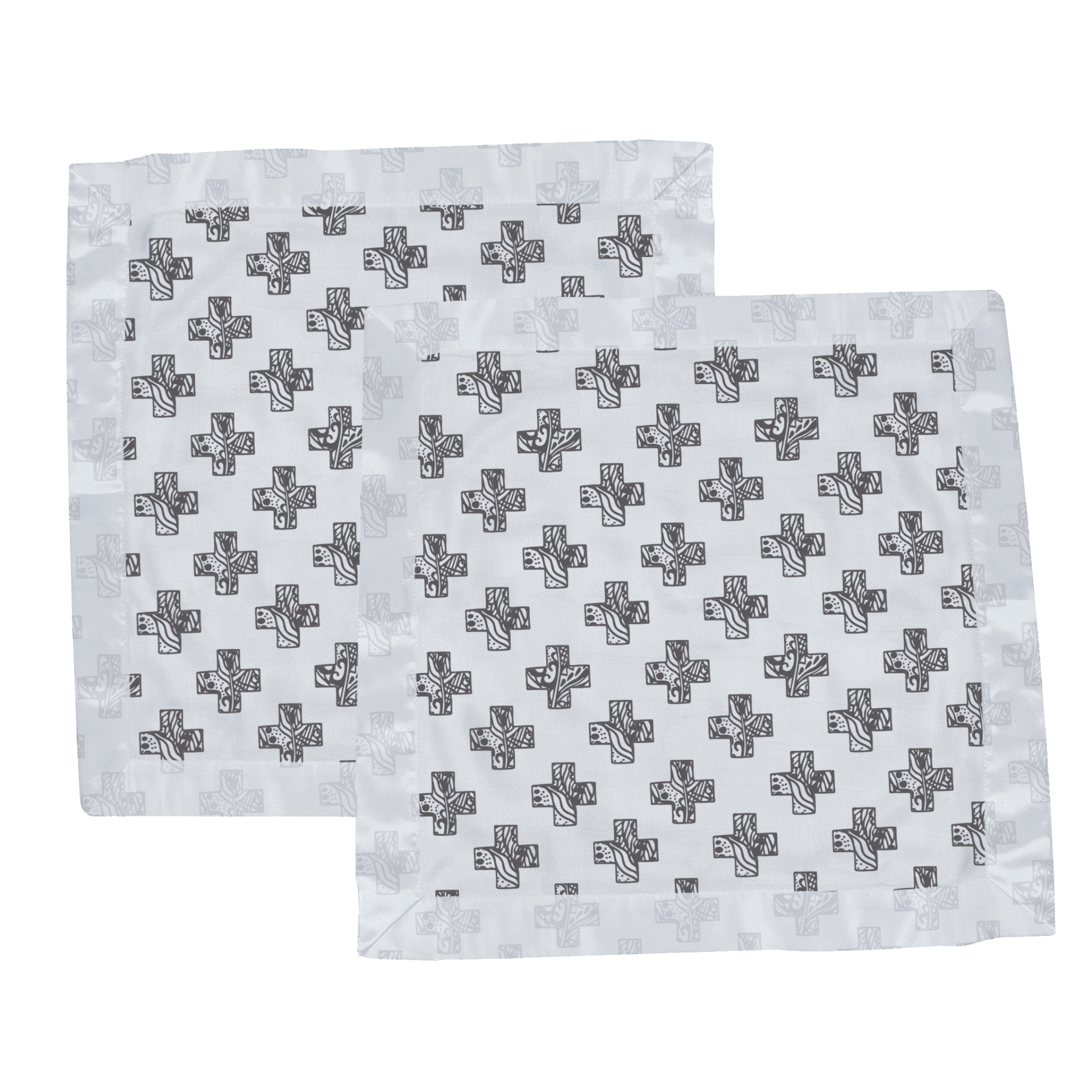 Nordic Stamp Bamboo Muslin Security Blankie - The Little Big Store