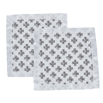 Nordic Stamp Bamboo Muslin Security Blankie - The Little Big Store