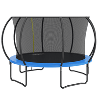VEVOR 12FT Trampoline, 400 lbs Trampoline with Enclosure Net, Ladder, and Curved Pole, Heavy Duty Trampoline with Jumping Mat and Spring Cover Padding, Outdoor Recreational Trampolines for Kids Adults - The Little Big Store