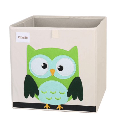 Squared Foldable Storage Box with Animals Multivariant - The Little Big Store