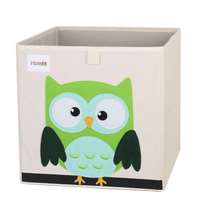 Squared Foldable Storage Box with Animals Multivariant - The Little Big Store