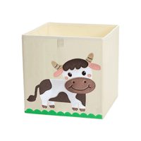 Squared Foldable Storage Box with Animals Multivariant - The Little Big Store