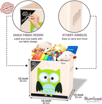 Squared Foldable Storage Box with Animals Multivariant - The Little Big Store