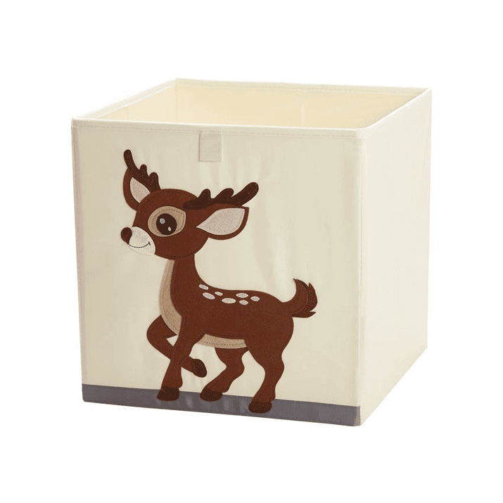 Squared Foldable Storage Box with Animals Multivariant - The Little Big Store