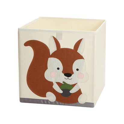 Squared Foldable Storage Box with Animals Multivariant - The Little Big Store